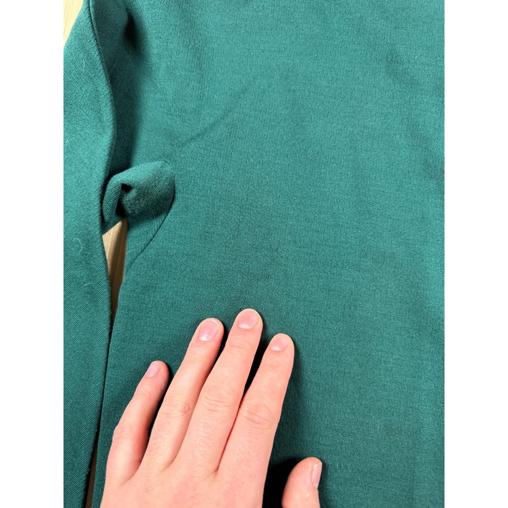 Vintage‎ Pendleton Cardigan Sweater Womens Medium Teal Virgin Wool Knit V Neck - Picture 3 of 7